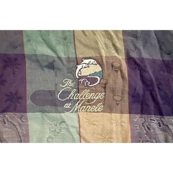 The Challenge at Manele Bobby Jones Polo Shirt Mens L Golf Short Sleeve Colorful - Picture 3 of 9